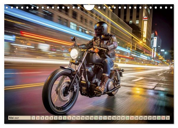 Produktbild: Rockergl&uuml;ck (Wandkalender 2027 DIN A4 quer), CALVENDO Monatskalender