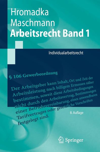 Produktbild: Arbeitsrecht Band 1