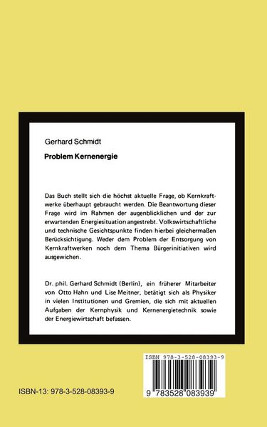 Produktbild: Problem Kernenergie