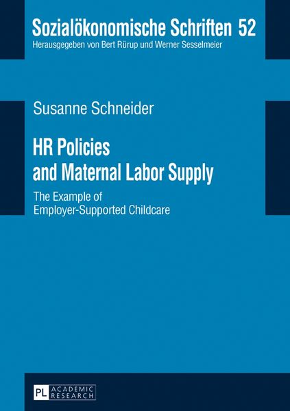 Produktbild: HR Policies and Maternal Labor Supply