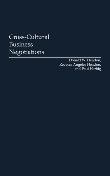 Produktbild: Cross-Cultural Business Negotiations