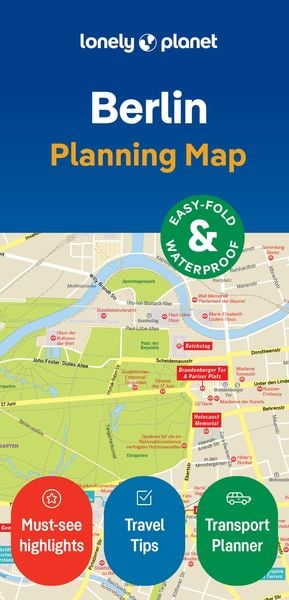 Produktbild: Lonely Planet Berlin City Map