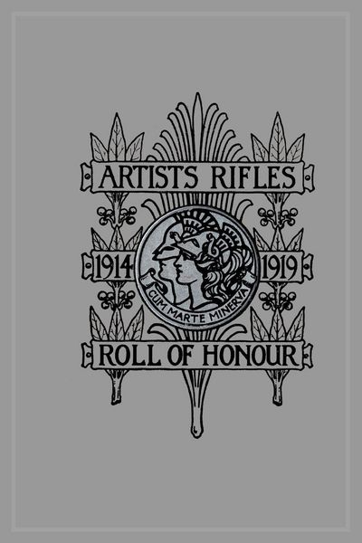 Produktbild: ARTISTS RIFLES. Regimental Roll of Honour and War Record 1914-1919