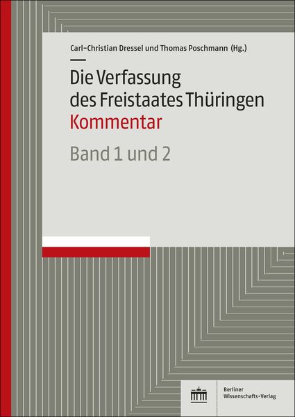 Produktbild: Die Verfassung des Freistaates Th&uuml;ringen
