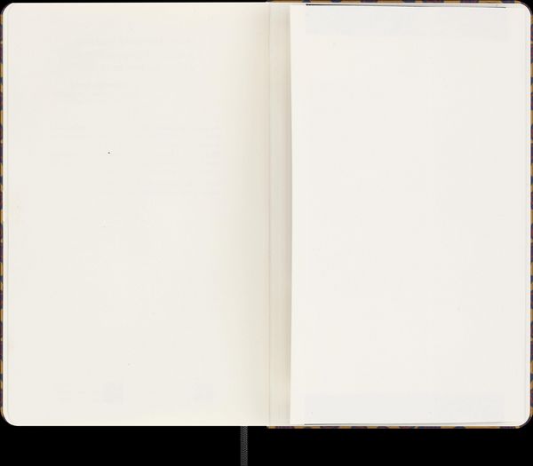 Produktbild: Moleskine Silk Notizbuch large/A5, liniert, fester Einband, gelb
