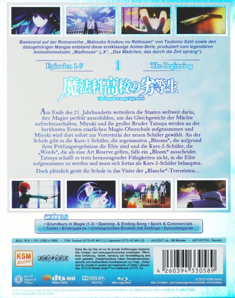 Produktbild: The Irregular at Magic High School - The Beginning - Vol. 1/Episoden 01-07