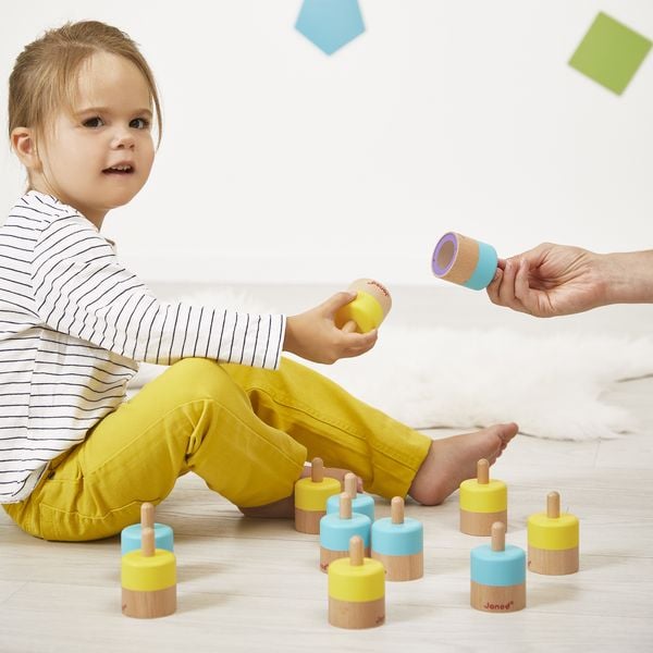 Produktbild: H&ouml;r-Memo-Spiel ab 3 Jahren mit 6 Klangpaaren aus Holz