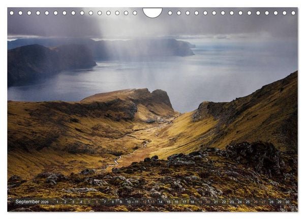 Produktbild: F&auml;r&ouml;er Inseln - Raue Landschaften im Atlantik (Wandkalender 2026 DIN A4 quer), CALVENDO Monatskalender