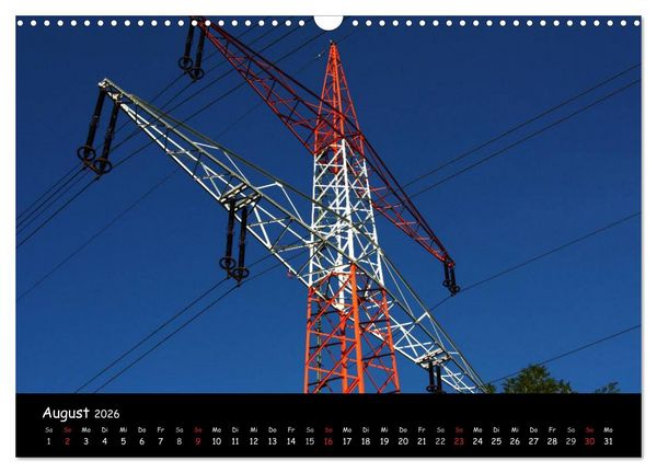 Produktbild: Unter Strom (Wandkalender 2026 DIN A3 quer), CALVENDO Monatskalender