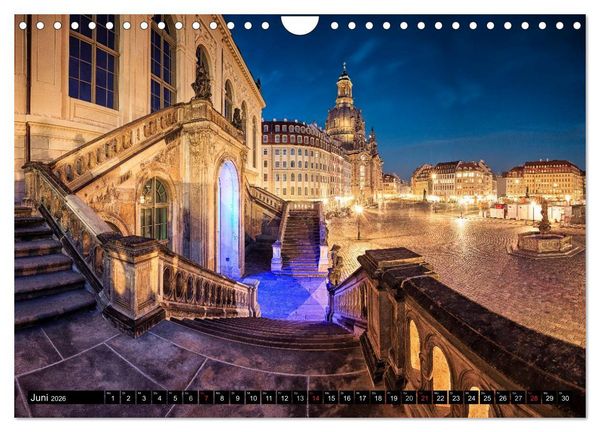 Produktbild: Dresden: Impressionen aus Stadt und Umgebung (Wandkalender 2026 DIN A4 quer), CALVENDO Monatskalender