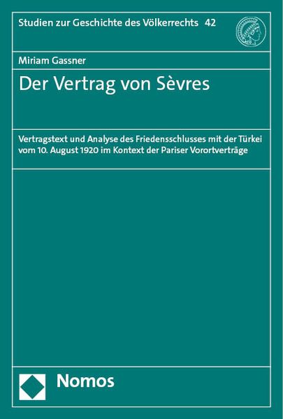 Produktbild: Der Vertrag von S&egrave;vres