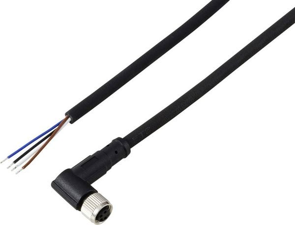 TRU COMPONENTS TC-13751832 Anschlussleitung M8 x 1 Buchse, gewinkelt 10 m Polzahl Sensoren: 4 1 St.