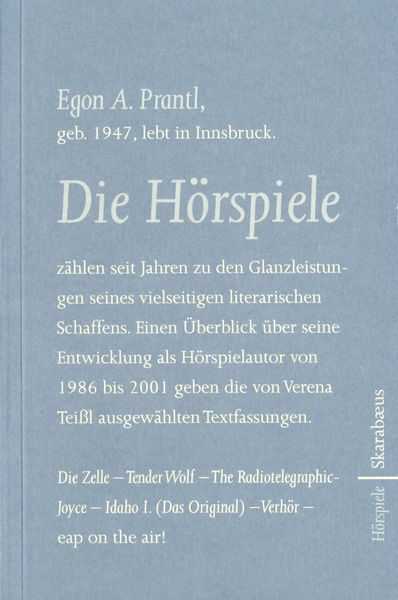Prantl, E: Hörspiele