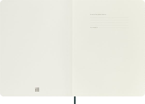 Produktbild: Moleskine Vegea Boa Notizbuch, XL, liniert, weicher Einband, gr&uuml;n, in Box