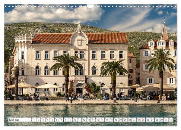 Produktbild: Kroatien - Welterbe Trogir (Wandkalender 2026 DIN A3 quer), CALVENDO Monatskalender
