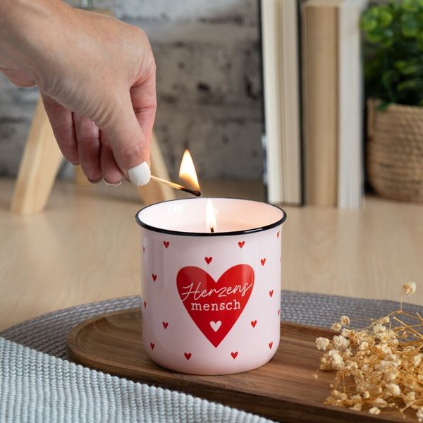 Produktbild: Kerze im Becher HERZENSMENSCH