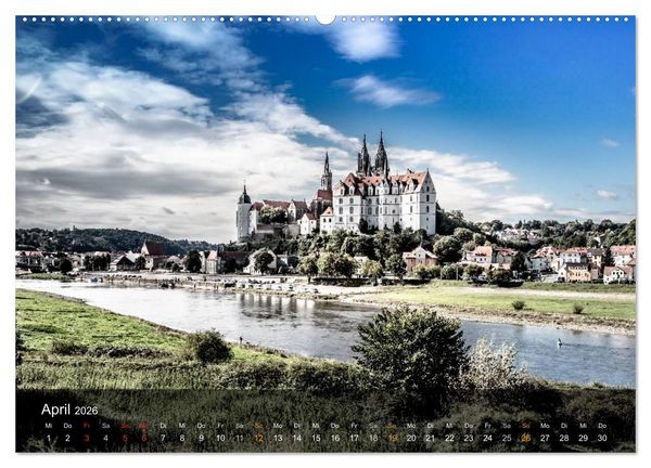 Produktbild: Im Osten viel Sch&ouml;nes - Perlen in den neuen Bundesl&auml;ndern (hochwertiger Premium Wandkalender 2026 DIN A2 quer), Kunstdruck in Hochglanz