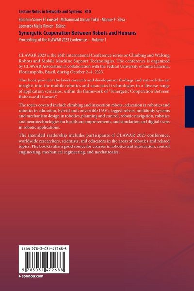 Produktbild: Synergetic Cooperation Between Robots and Humans