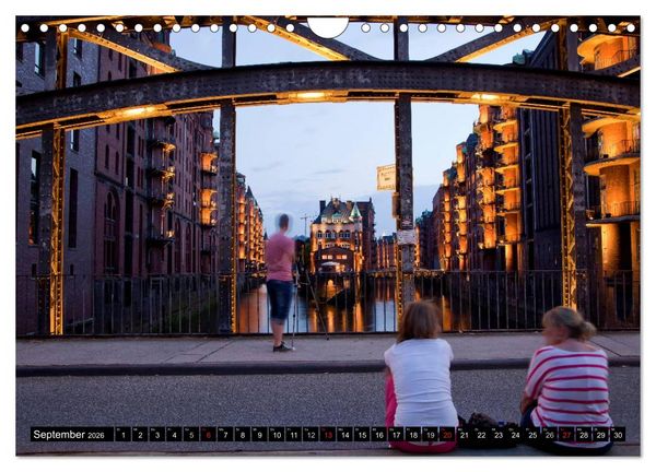 Produktbild: Hansestadt Hamburg (Wandkalender 2026 DIN A4 quer), CALVENDO Monatskalender