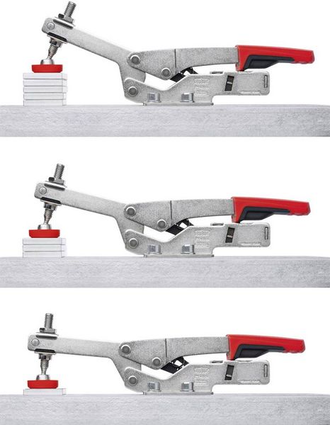 Produktbild: Senkrechtspanner STC-VH Gr.20 waagrechter Fu&szlig; BESSEY
