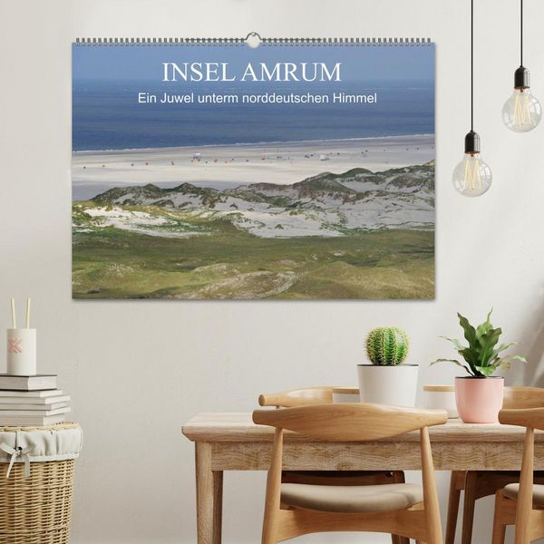 Produktbild: Insel Amrum - Ein Juwel unterm norddeutschen Himmel (Wandkalender 2026 DIN A2 quer), CALVENDO Monatskalender