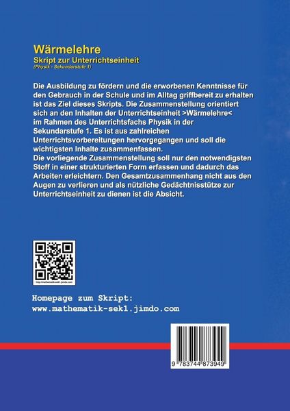 Produktbild: W&auml;rmelehre