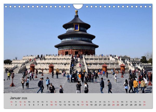 Produktbild: China-Impressionen (Wandkalender 2026 DIN A4 quer), CALVENDO Monatskalender