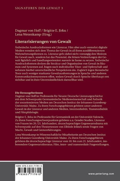 Produktbild: Literarisierungen von Gewalt