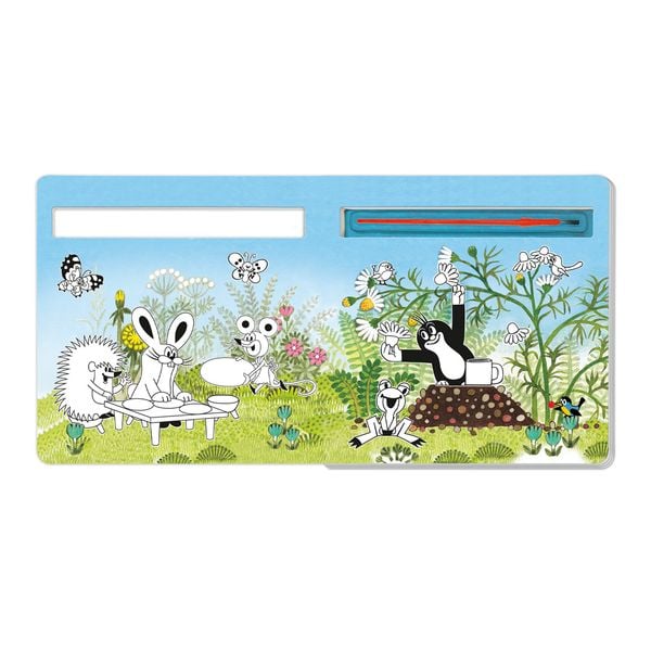 Produktbild: Tr&ouml;tsch Der kleine Maulwurf Malbuch mit Pinsel Mein erstes Zaubermalbuch