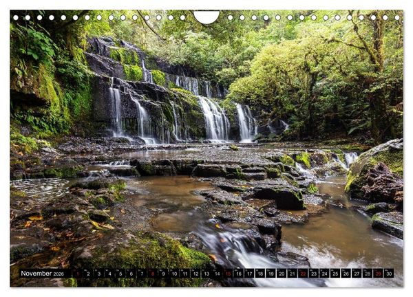 Produktbild: Neuseeland - Attraktiver S&uuml;den (Wandkalender 2026 DIN A4 quer), CALVENDO Monatskalender