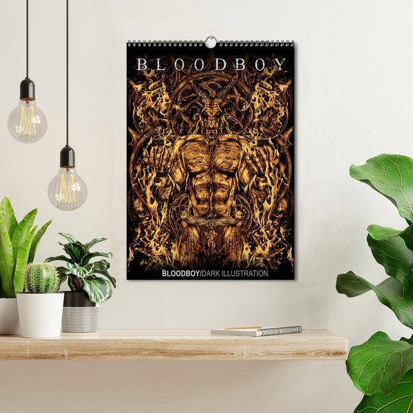Produktbild: BLOODBOY/DARK ILLUSTRATION (Wandkalender 2026 DIN A3 hoch), CALVENDO Monatskalender