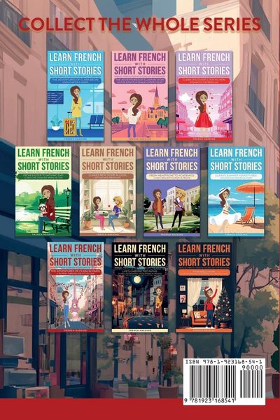 Produktbild: Learn French With Short Stories - Parallel French & English Vocabulary for Beginners. The Adventures of Clara in Paris
