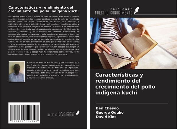 Produktbild: Caracter&iacute;sticas y rendimiento del crecimiento del pollo ind&iacute;gena kuchi