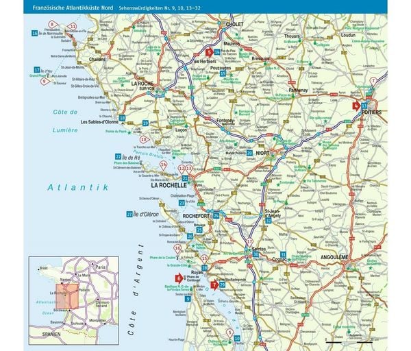 Produktbild: ADAC Reisef&uuml;hrer Franz&ouml;sische Atlantikk&uuml;ste