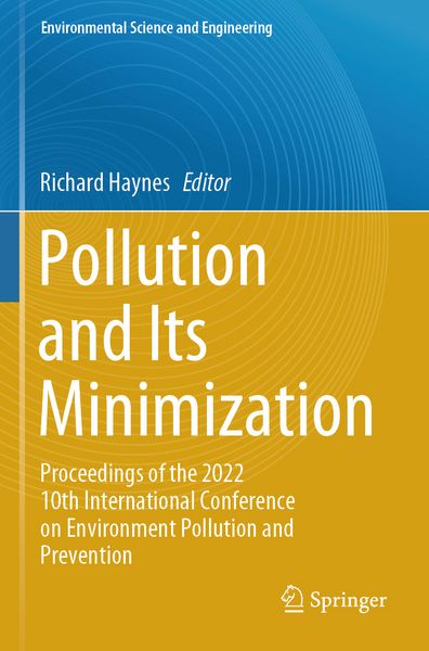 Produktbild: Pollution and Its Minimization