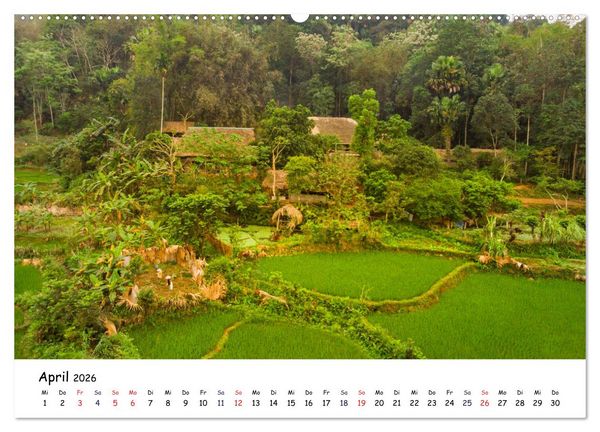 Produktbild: Vietnam aus der Luft (hochwertiger Premium Wandkalender 2026 DIN A2 quer), Kunstdruck in Hochglanz