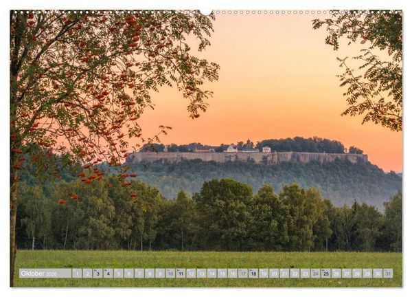 Produktbild: S&Auml;CHSISCHE SCHWEIZ - M&auml;rchenland an der Elbe (Wandkalender 2026 DIN A2 quer), CALVENDO Monatskalender