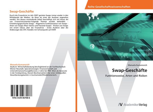 Swap-Geschäfte, Taschenbuch von Manuela Kumanovich, AV Akademikerverlag, 9783639467086