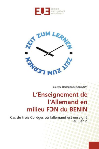 Produktbild: L'Enseignement de l'Allemand en milieu F&iquest;N du BENIN