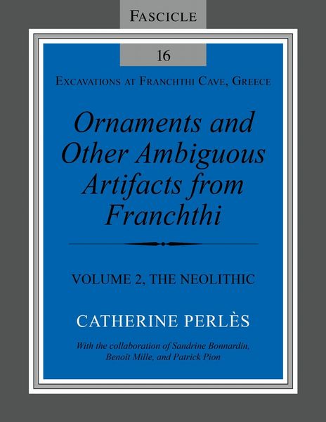 Produktbild: Ornaments and Other Ambiguous Artifacts from Franchthi