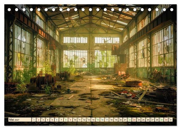 Produktbild: Lost Places &ndash; Stille Zeugen der Vergangenheit (Tischkalender 2027 DIN A5 quer), CALVENDO Monatskalender