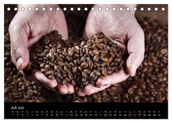 Produktbild: Kaffee & Schokolade (Tischkalender 2026 DIN A5 quer), CALVENDO Monatskalender