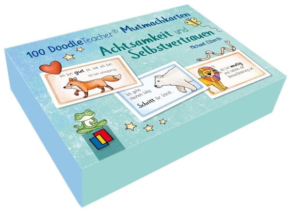 Produktbild: 100 Doodleteacher Mutmachkarten &ndash; Achtsamkeit und Selbstvertrauen