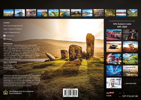 'Irland - Die grüne Insel - 2025 - Kalender DIN A2' - 'Wandkalender'