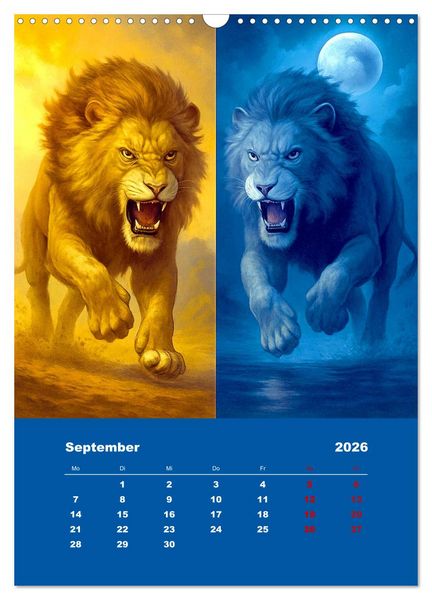Produktbild: Spiegelwildnis (Wandkalender 2026 DIN A3 hoch), CALVENDO Monatskalender