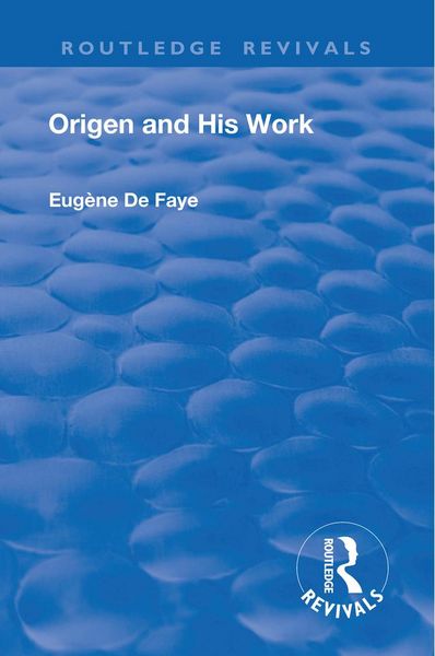 Produktbild: Revival: Origen and his Work (1926)