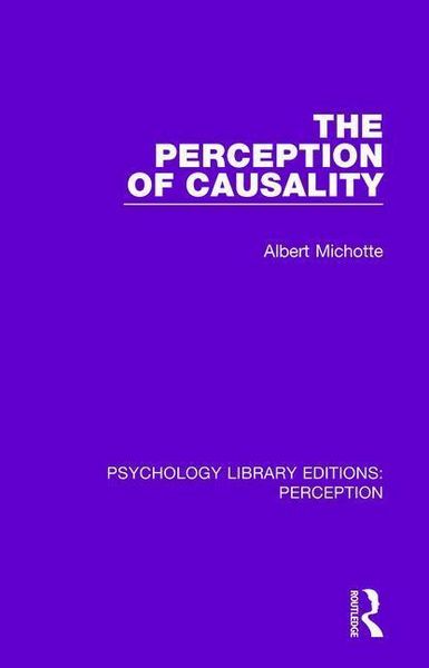 Produktbild: Michotte, A: The Perception of Causality