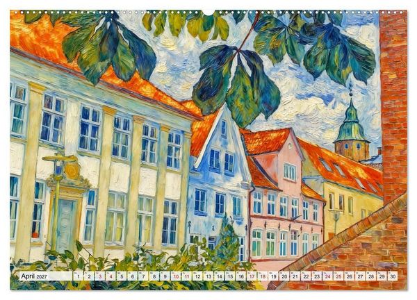 Produktbild: Nordische Impressionen - K&uuml;sten, St&auml;dte und Wasserwege (Wandkalender 2027 DIN A2 quer), CALVENDO Monatskalender