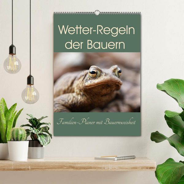Produktbild: Wetter-Regeln der Bauern (Wandkalender 2026 DIN A2 hoch), CALVENDO Monatskalender