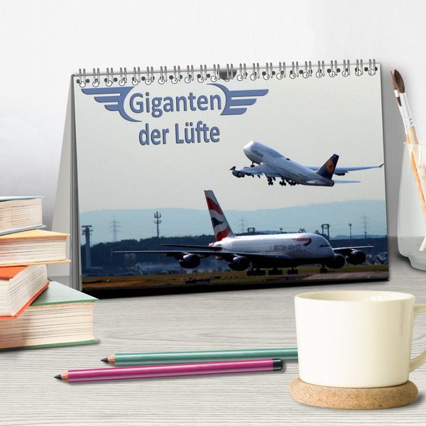 Produktbild: Giganten der L&uuml;fte (Tischkalender 2026 DIN A5 quer), CALVENDO Monatskalender